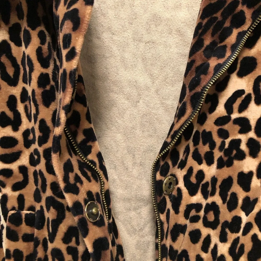 Very plush Jones New York signature print jacket - Picture 4 of 6